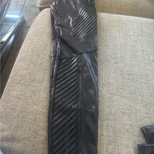 Spanx Faux leather black leggings . Brand new with tags
